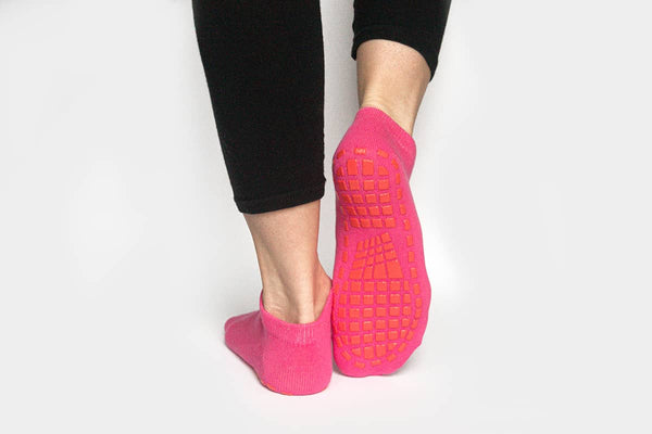 Yoga Non Slip Grip Socks - Black - DANCE SPRING